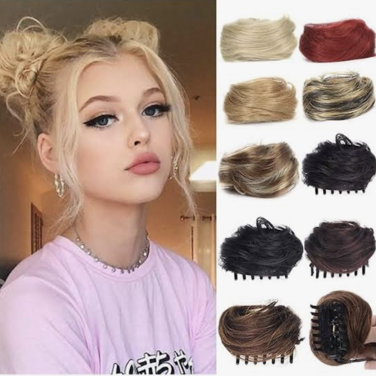 گیره گوجه ای مویی کلیپسی